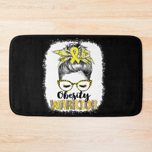 Item preview, Messy Bun Leopard Obesity Warrior designed and sold by rechardtee.