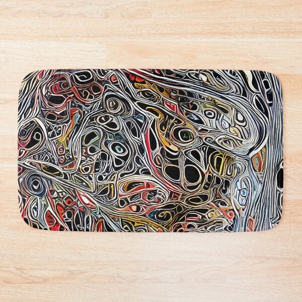 Item preview, Abstract psychedelic color painting designed and sold by thecocotouchart.