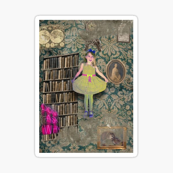 Alice in Wonderland - la chute Sticker