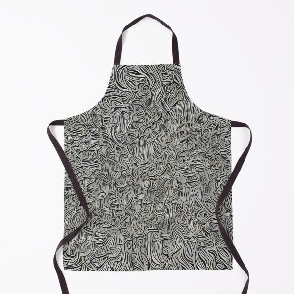 Item preview, Abstract black and white curves painting designed and sold by thecocotouchart.