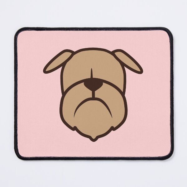 Item preview, Tan Brussels Griffon dog silhouette -  Griff dog face design - Brown Brussels Griffon designed and sold by smooshfaceutd.