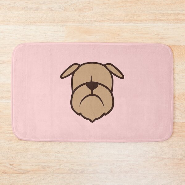 Item preview, Tan Brussels Griffon dog silhouette -  Griff dog face design - Brown Brussels Griffon designed and sold by smooshfaceutd.