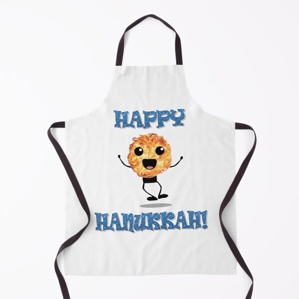 Item preview, Glittery Happy Hanukkah! With Latke Person designed and sold by JoBella-Designs.