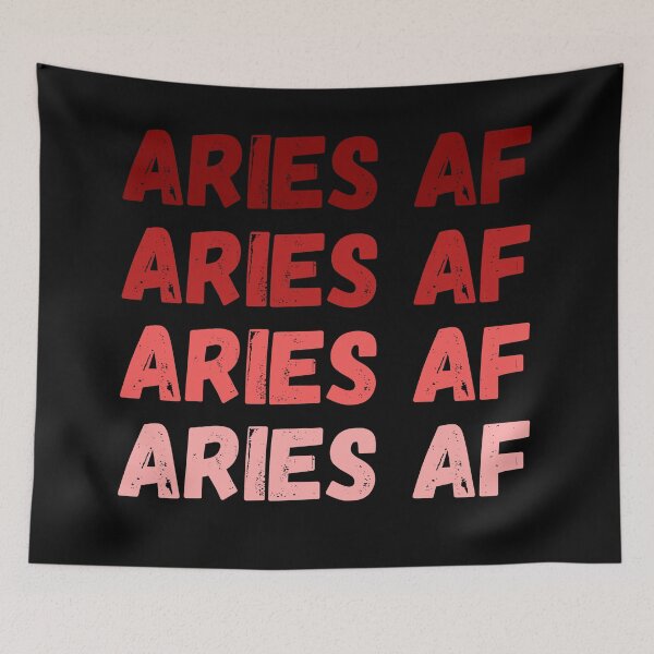 Item preview, Aries AF Zodiac Sign designed and sold by Hellofriendco.