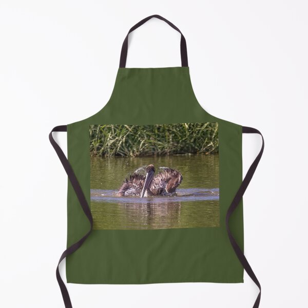Item preview, Brown Pelican Shaking Off Water After A Dive designed and sold by CarolM.