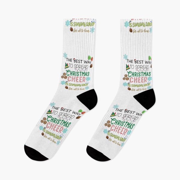 Item preview, Elf Best way to spread Christmas cheer is singing loud for all to hear designed and sold by Anahi Sanchez.