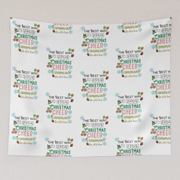 Item preview, Elf Best way to spread Christmas cheer is singing loud for all to hear designed and sold by Anahi Sanchez.