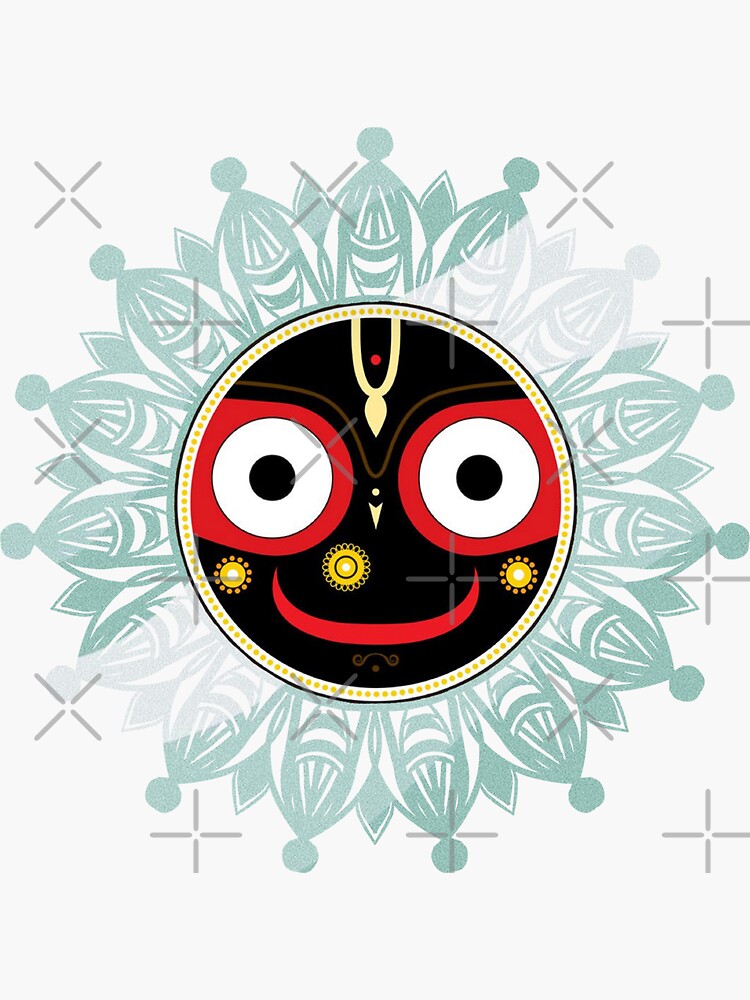 "Lord Jagannath " Sticker for Sale by Krishnavi Redbubble