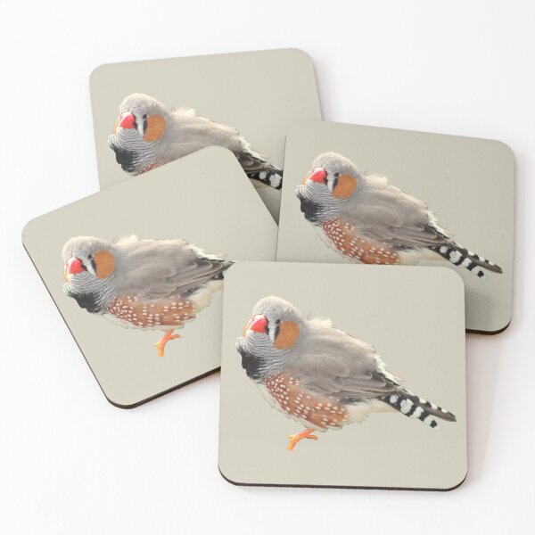 Item preview, Zebra Finch Bird designed and sold by RainbowSpinkle.