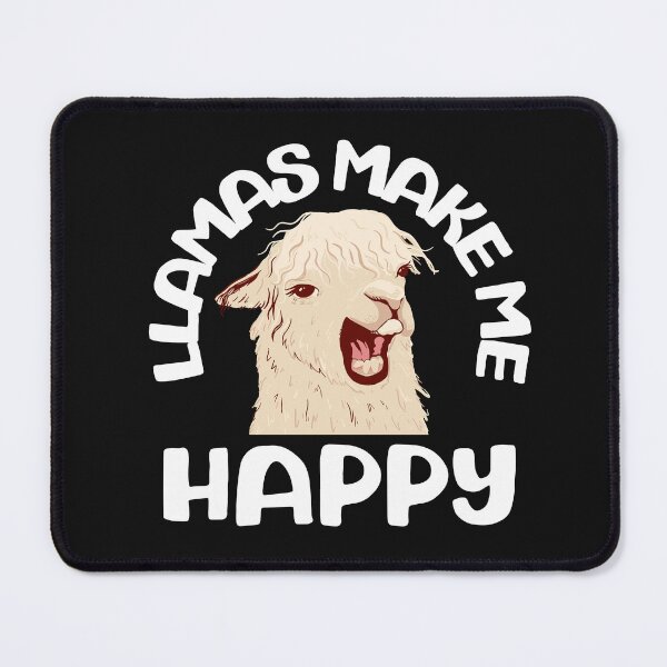 Item preview, Llamas Make Me Happy designed and sold by TheAnimalZ00.