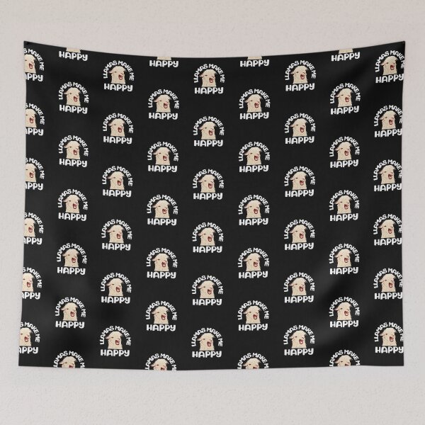 Item preview, Llamas Make Me Happy designed and sold by TheAnimalZ00.