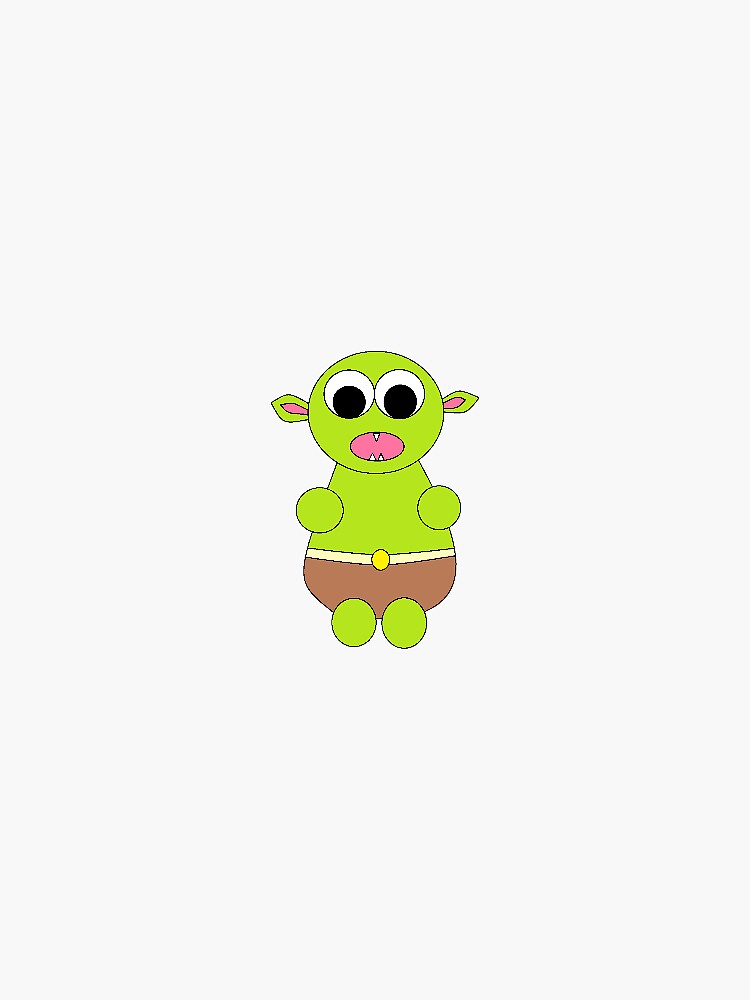 Mini Goblin Sticker Sticker For Sale By Sylvia 99 Redbubble 8963