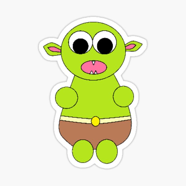 Mini Goblin Sticker Sticker For Sale By Sylvia 99 Redbubble 1084