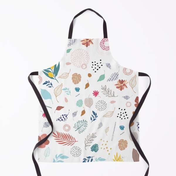 Item preview, Tropical Cartoon Leaves And Floral Pattern designed and sold by MakeitMelo.