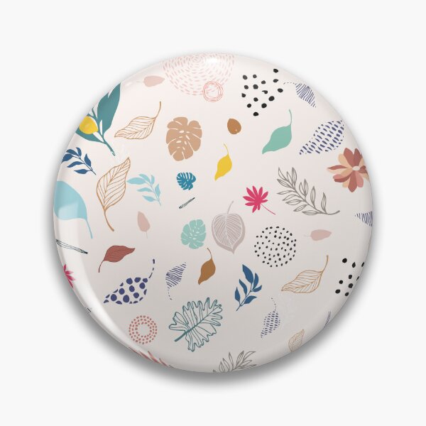 Item preview, Tropical Cartoon Leaves And Floral Pattern designed and sold by MakeitMelo.