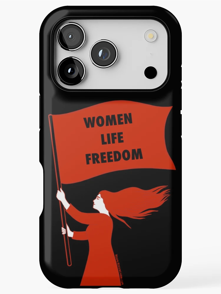 Thumbnail 1 of 4, iPhone Case, Women Life Freedom designed and sold by Roshi-R.