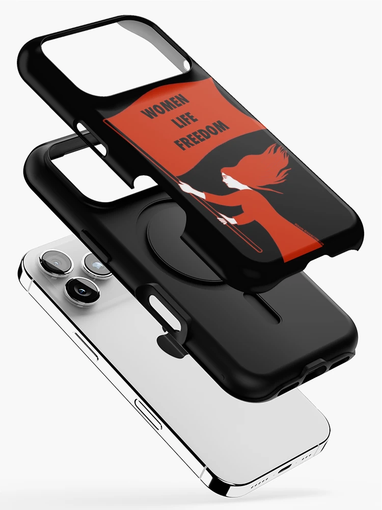 Thumbnail 2 of 4, iPhone Case, Women Life Freedom designed and sold by Roshi-R.