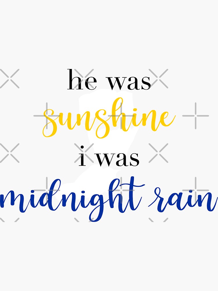 Midnight Rain Taylor Swift Sticker