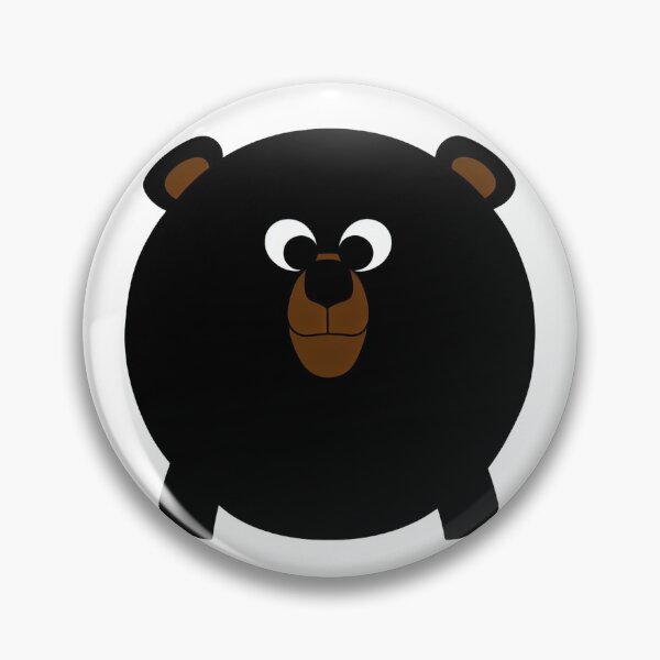 Item preview, A cartoonish round black bear IV designed and sold by BrachiaST.