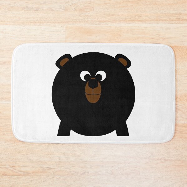 Item preview, A cartoonish round black bear IV designed and sold by BrachiaST.