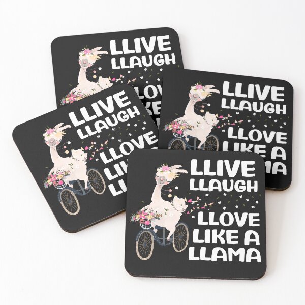 Item preview, Llive Llaugh Llove Like A Llama - Funny Llama Quote designed and sold by TheAnimalZ00.