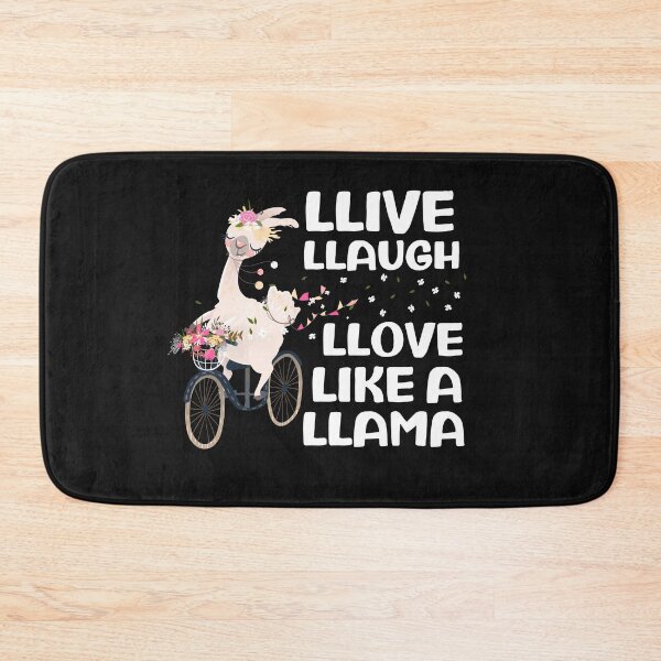 Item preview, Llive Llaugh Llove Like A Llama - Funny Llama Quote designed and sold by TheAnimalZ00.