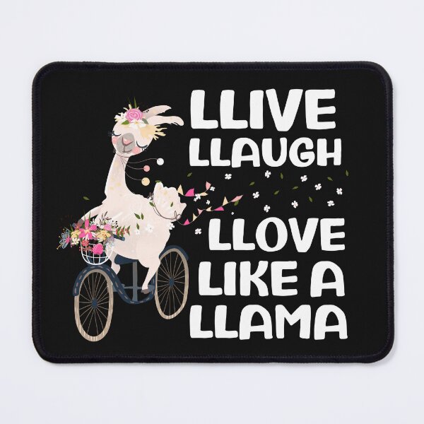 Item preview, Llive Llaugh Llove Like A Llama - Funny Llama Quote designed and sold by TheAnimalZ00.