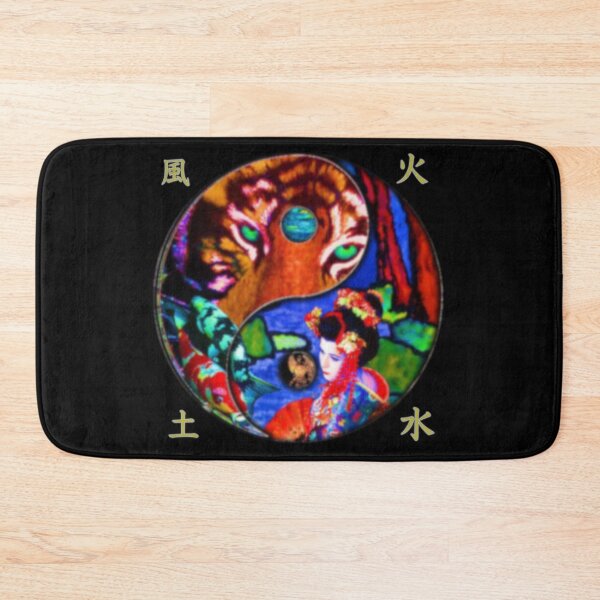 Item preview, Golden Elements - Earth Wind Fire Water Yin Yang Koi Bon Odori Tiger designed and sold by galavantmedia74.