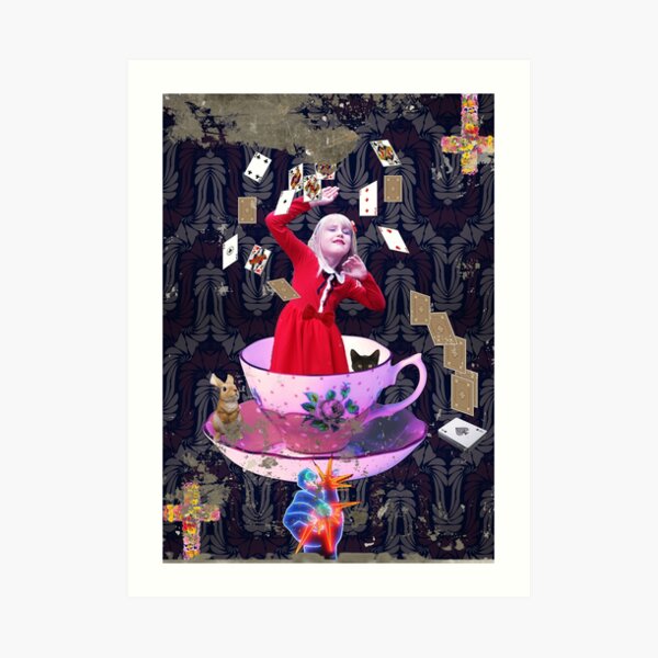 Alice in Wonderland - teatime Impression artistique