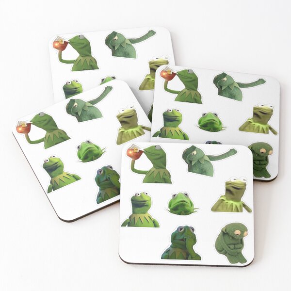 Item preview, Wacky Kermit Meme sticker pack Sticker designed and sold by Mister Y ART.