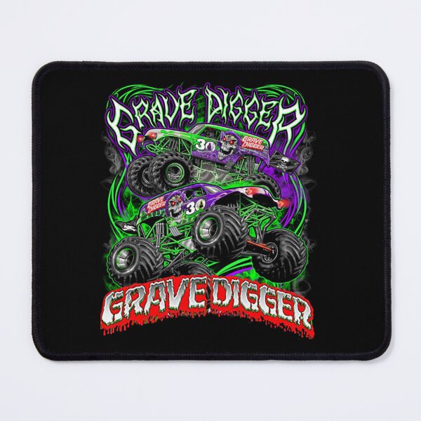 Item preview, monster jam grave digger monster truck Art Fans   designed and sold by ZombieShope.