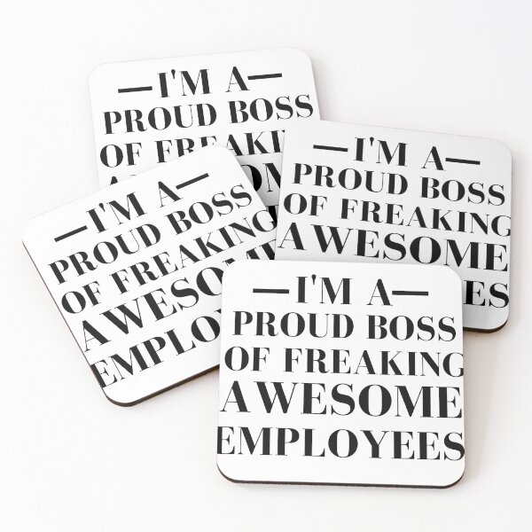 Item preview,  i'm a proud boss of freaking awesome employees designed and sold by myhoume2.