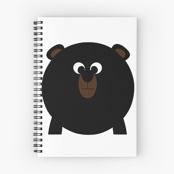 Item preview, A cartoonish round black bear IX designed and sold by BrachiaST.