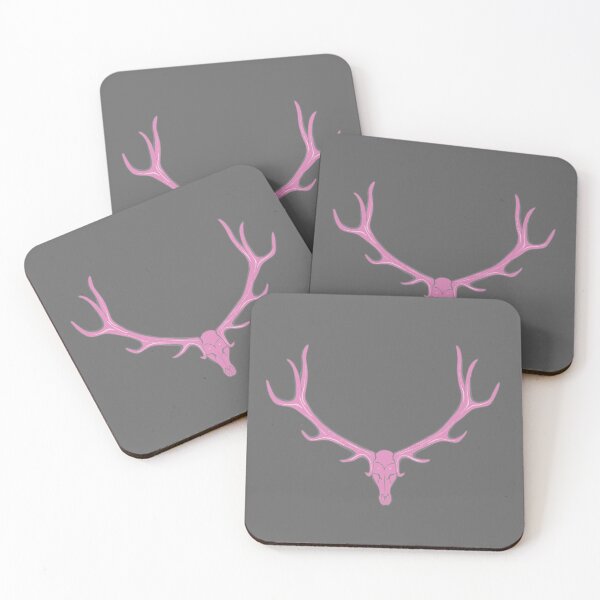 Item preview, Pink Australian Red Deer Antlers designed and sold by CJAura by Claire Jane Johnson.