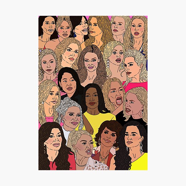 Item preview, Real Housewives of Beverly Hills - Every RHOBH housewife designed and sold by imadeitniceart.