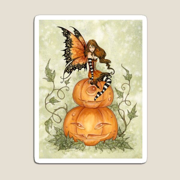 Item preview, Halloween Fae designed and sold by AmyBrownArt.