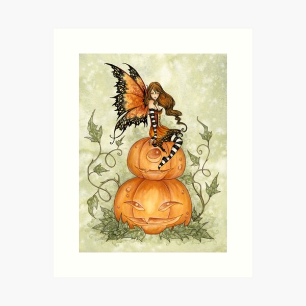 Item preview, Halloween Fae designed and sold by AmyBrownArt.