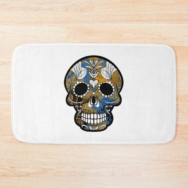 Item preview, Mexican day of the dead psycho skull  designed and sold by Elizabeth-Banks.