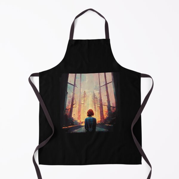 Item preview, Life is Strange style, Max infront of burning forrest - AI Art designed and sold by Vocky5.