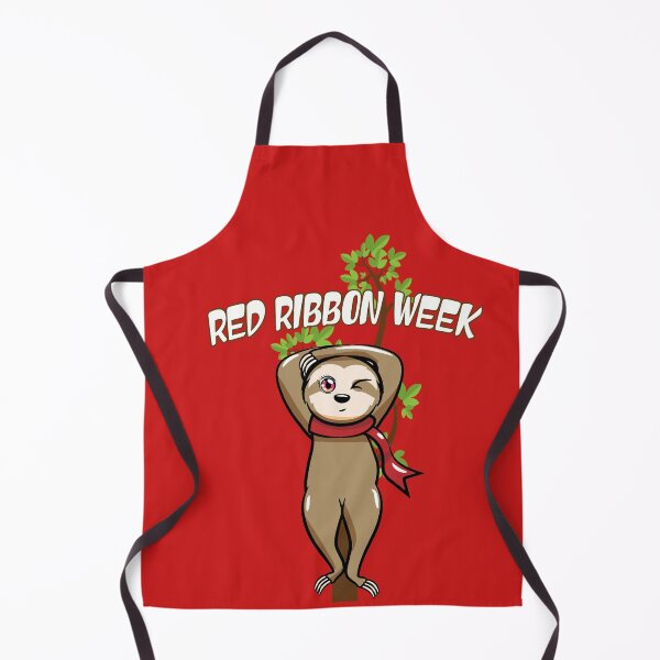 Item preview, We Wear Red For Red Ribbon Week Sloth designed and sold by Fliflat.