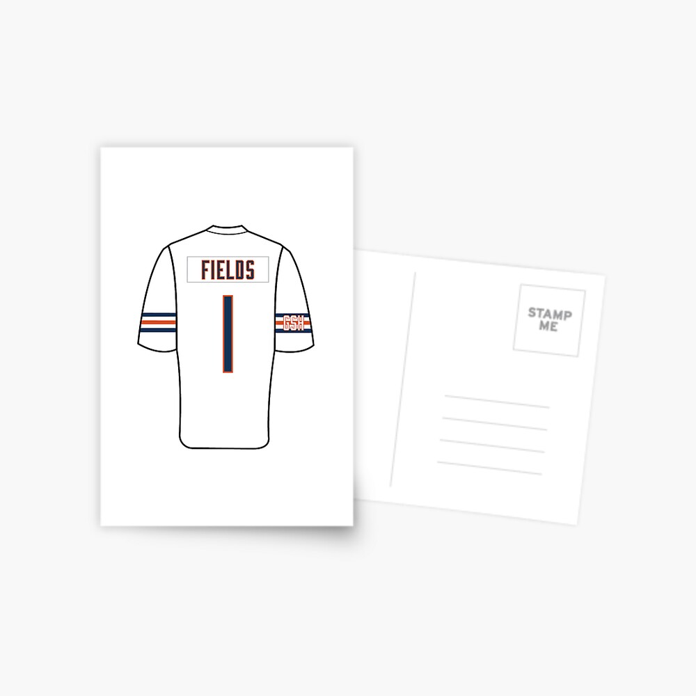 Justin Fields Jersey Sticker for Sale by bsweat