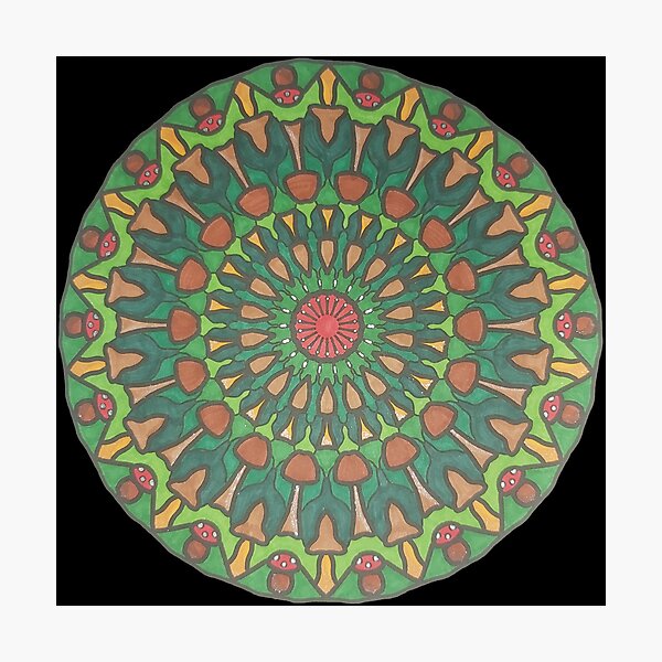 Item preview, Mushroom Mandalas designed and sold by LLC-Designs.