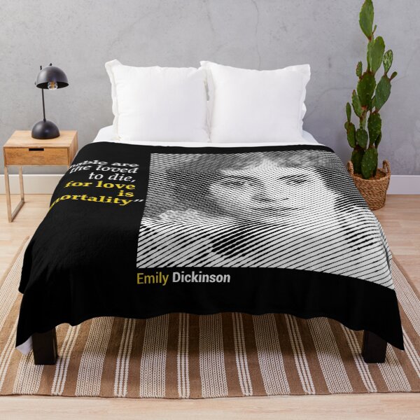Item preview, Emily Dickinson's Portrait with a Love Quote (inverse) designed and sold by emotica.