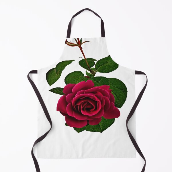 Item preview, Digital image of red rose in the style of vintage botanical illustration designed and sold by Gala-life1.
