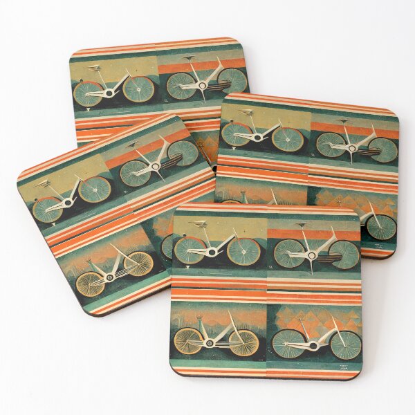 Item preview, Art Deco Bikes 01 designed and sold by CadenceArt.