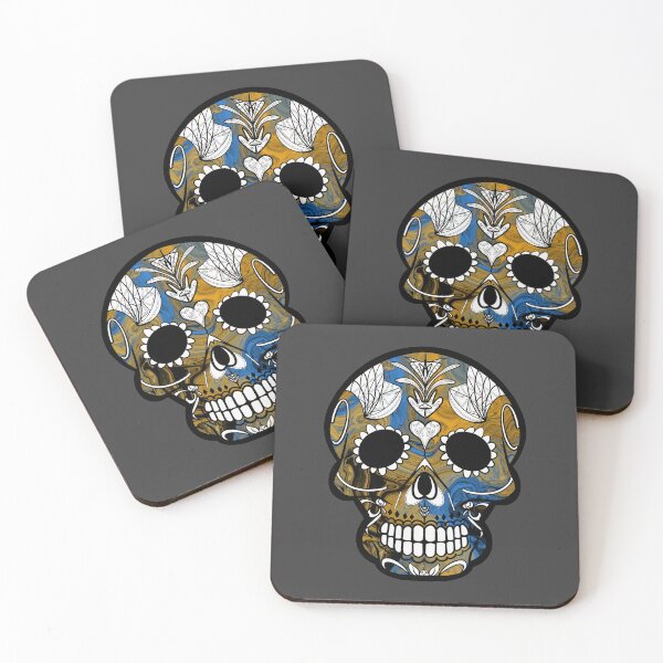 Item preview, Mexican day of the dead psycho skull  designed and sold by Elizabeth-Banks.