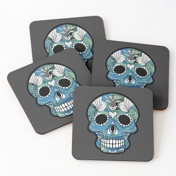 Item preview, Mexican day of the dead psycho skull  designed and sold by Elizabeth-Banks.