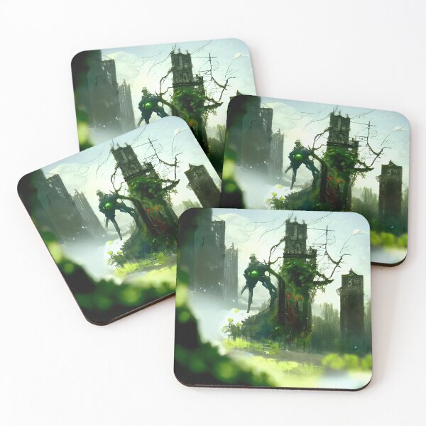 Item preview, City Overgrown with Vines and Moss designed and sold by dabblerscorner.