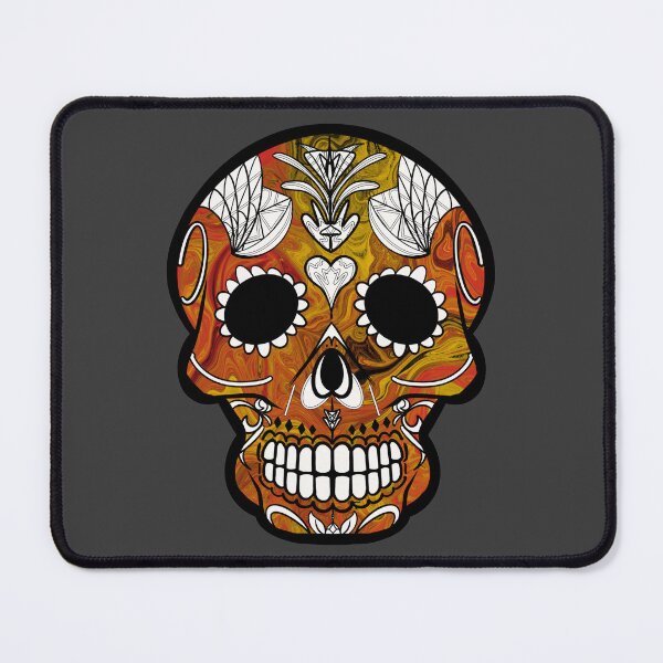 Item preview, Mexican day of the dead psycho skull  designed and sold by Elizabeth-Banks.