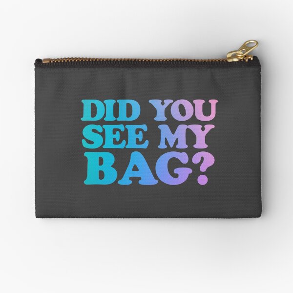 BTS DID YOU SEE MY BAG MIC DROP Zipper Pouch